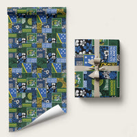 Solomon Islands Meri Kirihimete Wrapping Paper Pacific Patchwork Xmas Vibes - Polynesian Pride