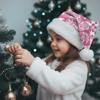 Pink Tonga Kilisimasi Fiefia Christmas Santa Hat Pacific Patchwork Xmas Vibes - Polynesian Pride