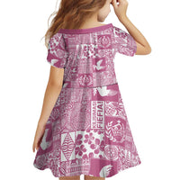 Pink Tonga Kilisimasi Fiefia Family Matching Mermaid Dress and Hawaiian Shirt Pacific Patchwork Xmas Vibes LT9 - Polynesian Pride