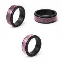 Pink Tonga Kilisimasi Fiefia Spinner Ring Pacific Patchwork Xmas Vibes - Polynesian Pride