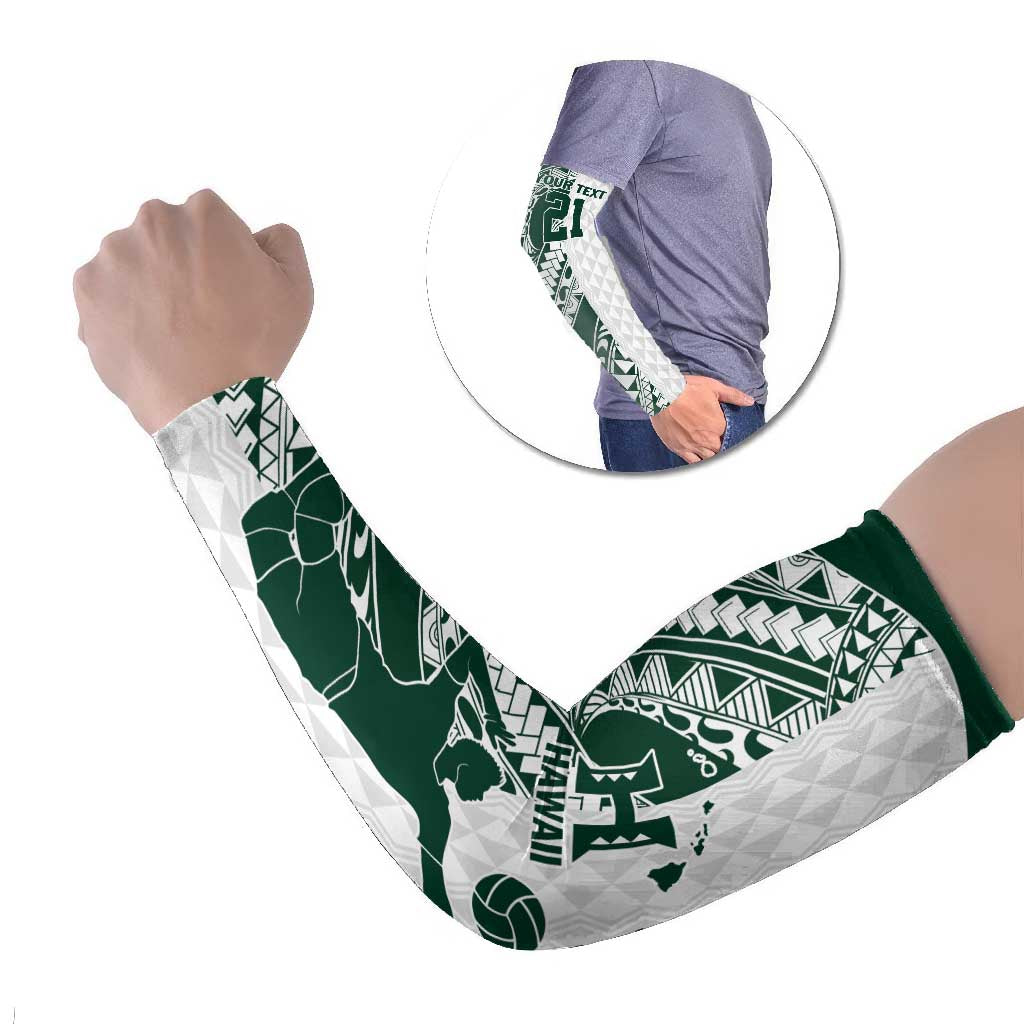 Polynesian Hawaii Volleyball Custom Arm Sleeves Kakau with Sport Style - Polynesian Pride