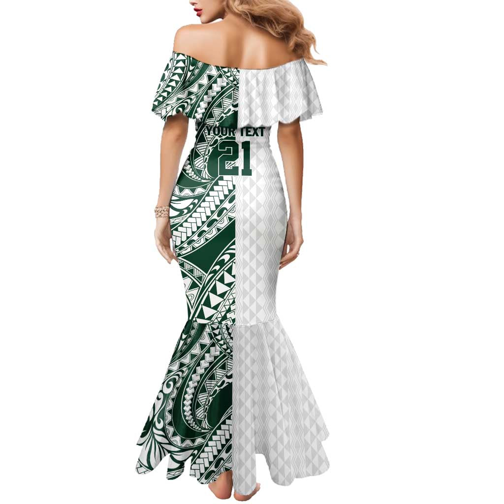 Polynesian Hawaii Volleyball Custom Family Matching Mermaid Dress and Hawaiian Shirt Kakau with Sport Style LT9 - Polynesian Pride
