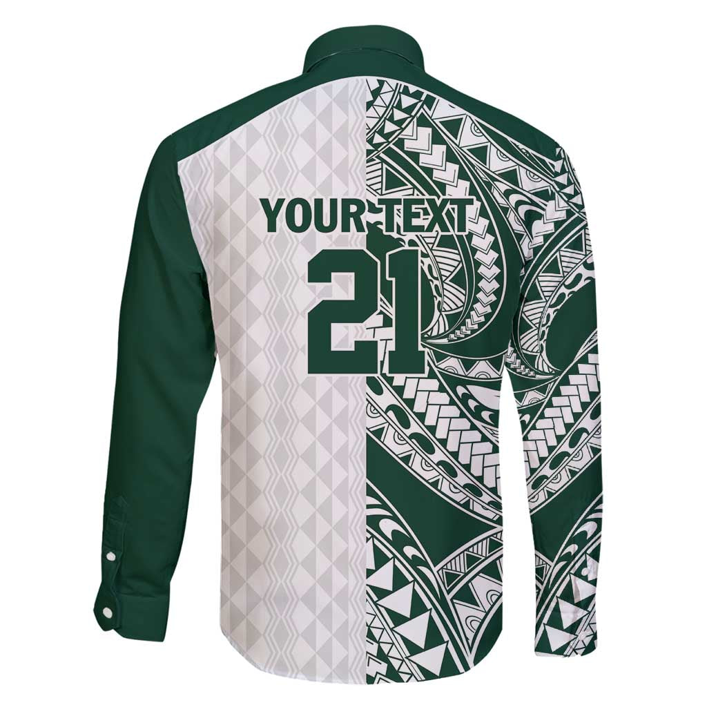 Polynesian Hawaii Volleyball Custom Family Matching Puletasi and Hawaiian Shirt Kakau with Sport Style LT9 - Polynesian Pride