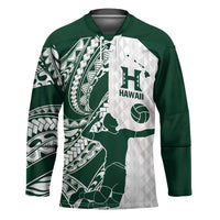 Polynesian Hawaii Volleyball Custom Hockey Jersey Kakau with Sport Style - Polynesian Pride