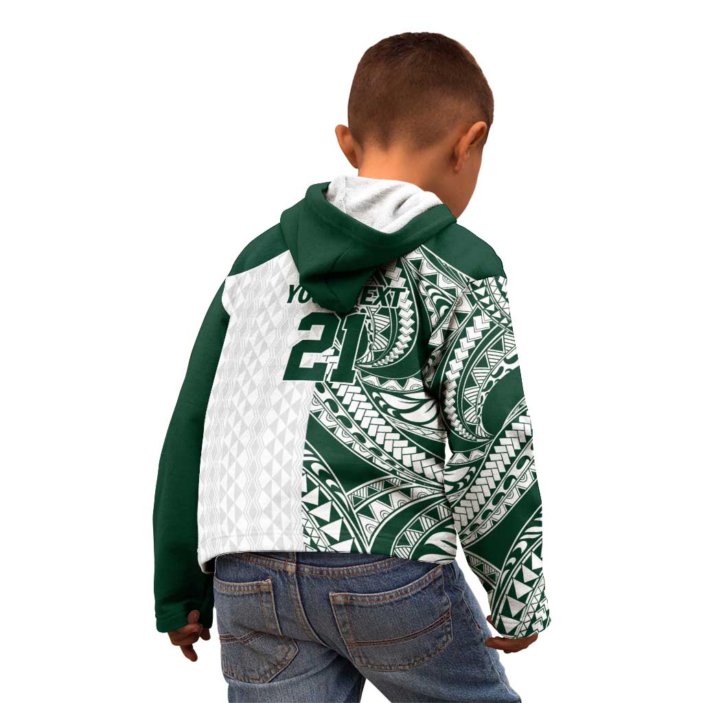 Polynesian Hawaii Volleyball Custom Kid Hoodie Kakau with Sport Style LT9 - Polynesian Pride