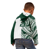 Polynesian Hawaii Volleyball Custom Kid Hoodie Kakau with Sport Style LT9 - Polynesian Pride