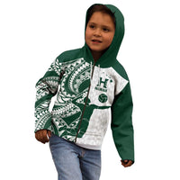 Polynesian Hawaii Volleyball Custom Kid Hoodie Kakau with Sport Style LT9 - Polynesian Pride