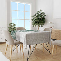 Polynesian Hawaii Volleyball Custom Tablecloth Kakau with Sport Style