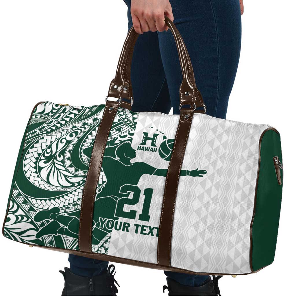 Polynesian Hawaii Volleyball Custom Travel Bag Kakau with Sport Style - Polynesian Pride