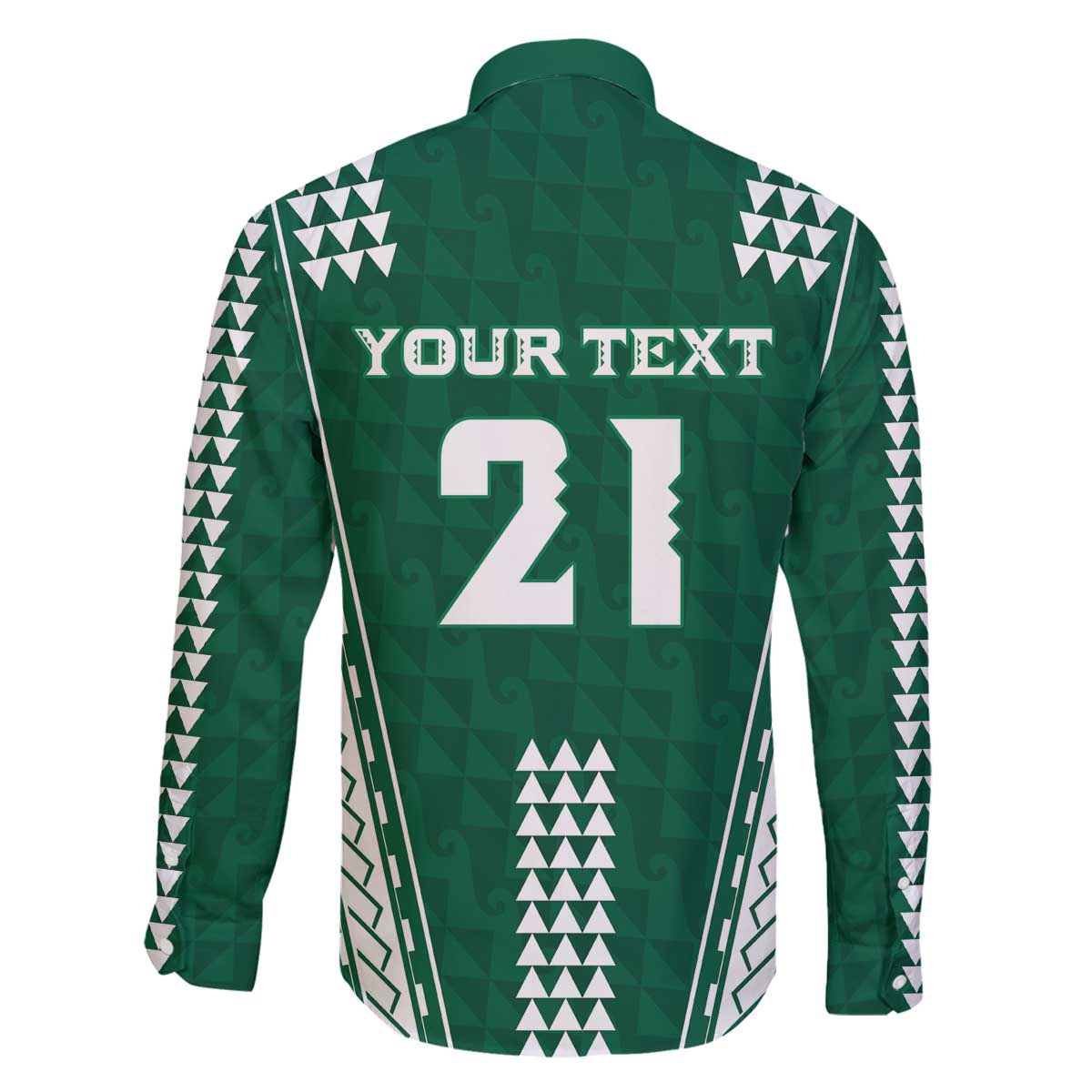 Polynesian Hawaii Volleyball Custom Family Matching Off The Shoulder Long Sleeve Dress and Hawaiian Shirt Green Kakau with Map Motif LT9 - Polynesian Pride