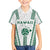 Polynesian Hawaii Volleyball Custom Family Matching Puletasi and Hawaiian Shirt White Kakau with Map Motif