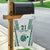 Polynesian Hawaii Volleyball Custom Garden Flag White Kakau with Map Motif