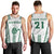 Polynesian Hawaii Volleyball Custom Men Tank Top White Kakau with Map Motif