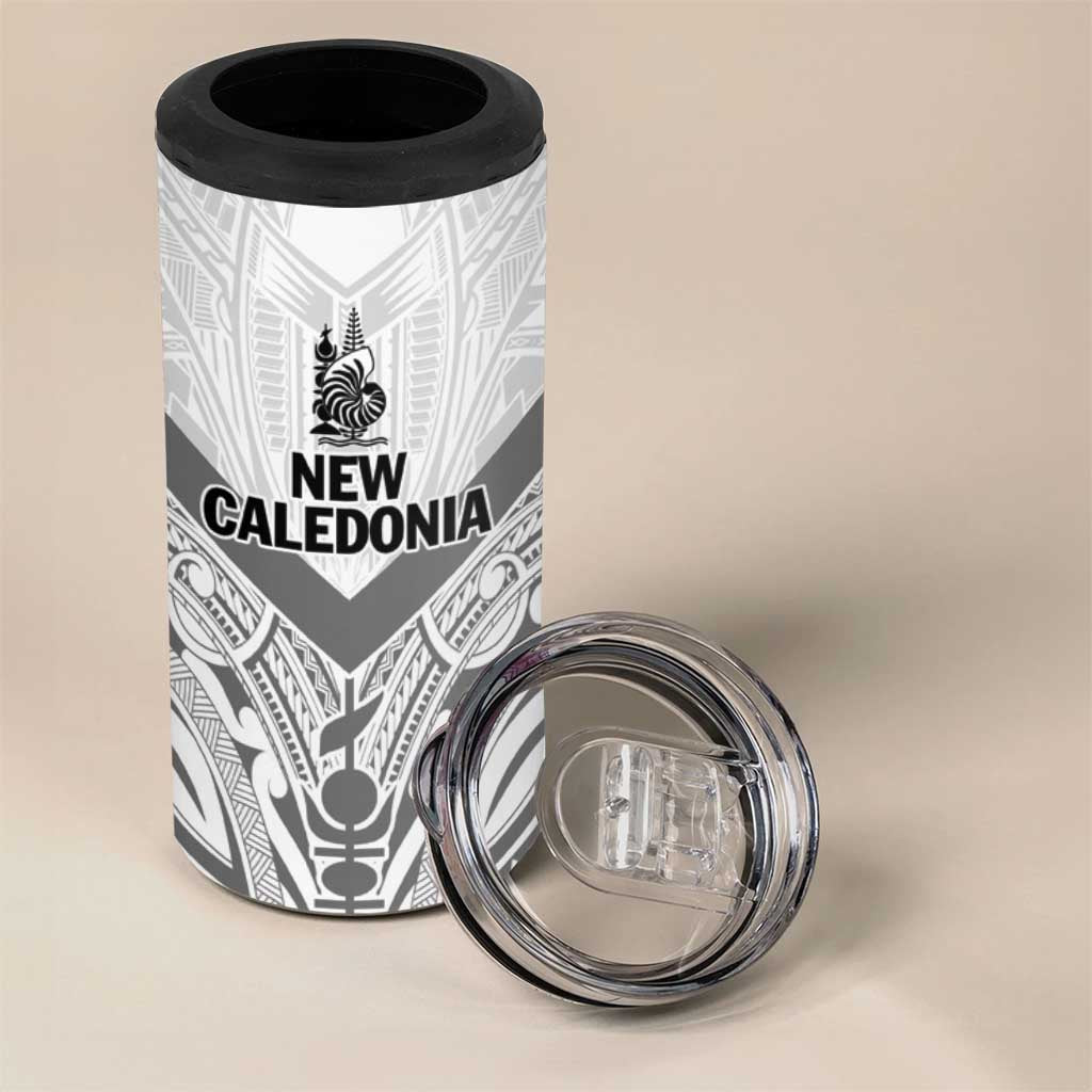 New Caledonia Football Custom 4 in 1 Can Cooler Tumbler Go Champions Les Cagous