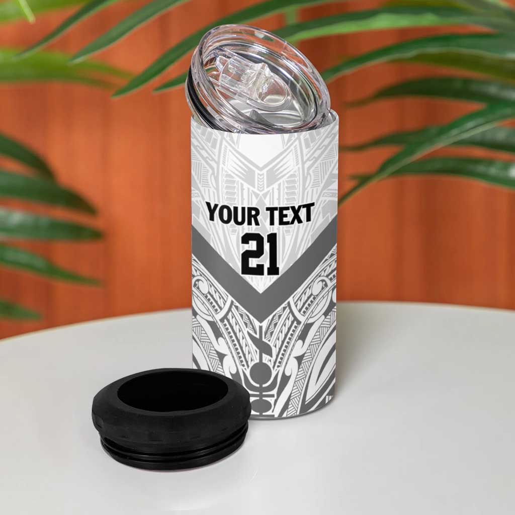 New Caledonia Football Custom 4 in 1 Can Cooler Tumbler Go Champions Les Cagous