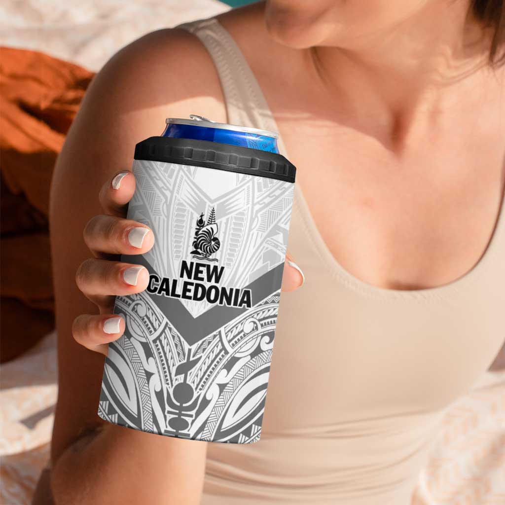 New Caledonia Football Custom 4 in 1 Can Cooler Tumbler Go Champions Les Cagous