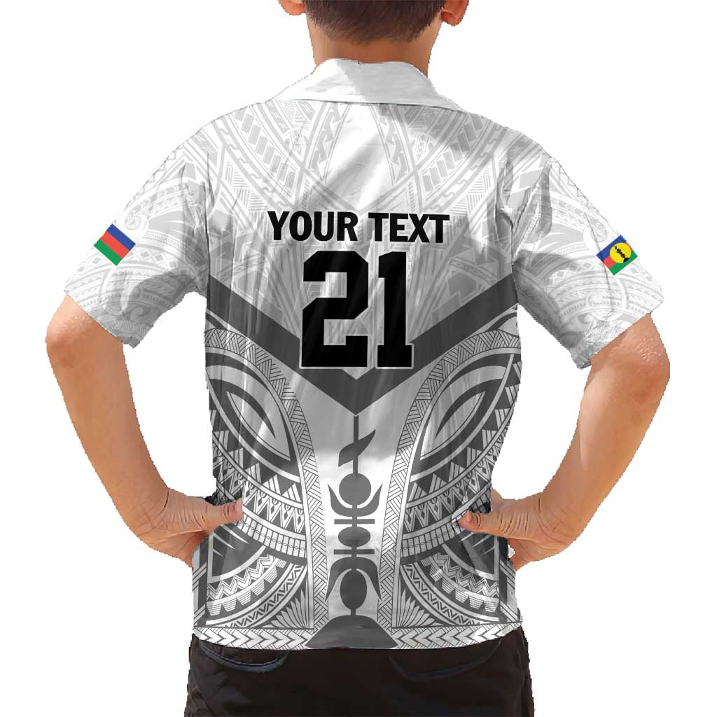 New Caledonia Football Custom Family Matching Long Sleeve Bodycon Dress and Hawaiian Shirt Go Champions Les Cagous LT9 - Polynesian Pride