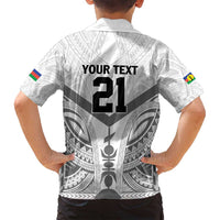 New Caledonia Football Custom Family Matching Summer Maxi Dress and Hawaiian Shirt Go Champions Les Cagous LT9 - Polynesian Pride