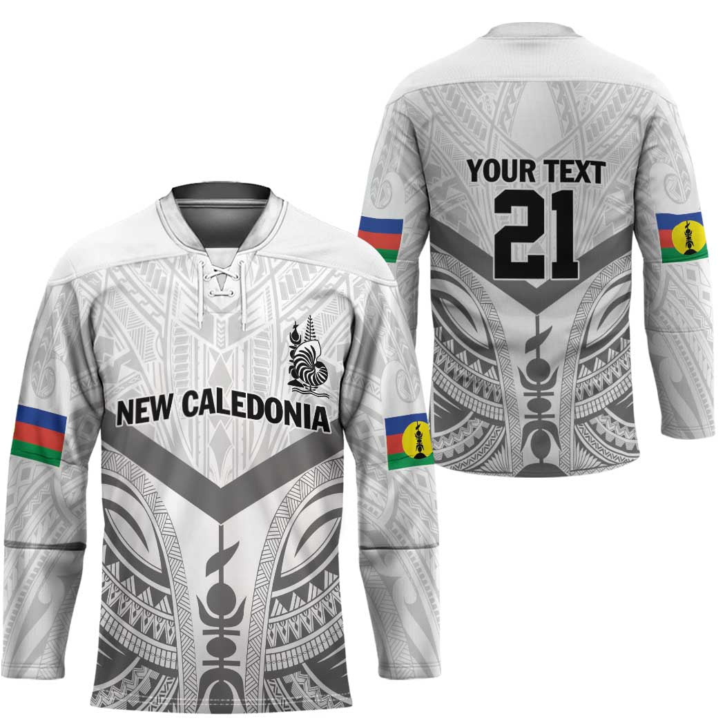 New Caledonia Football Custom Hockey Jersey Go Champions Les Cagous - Polynesian Pride