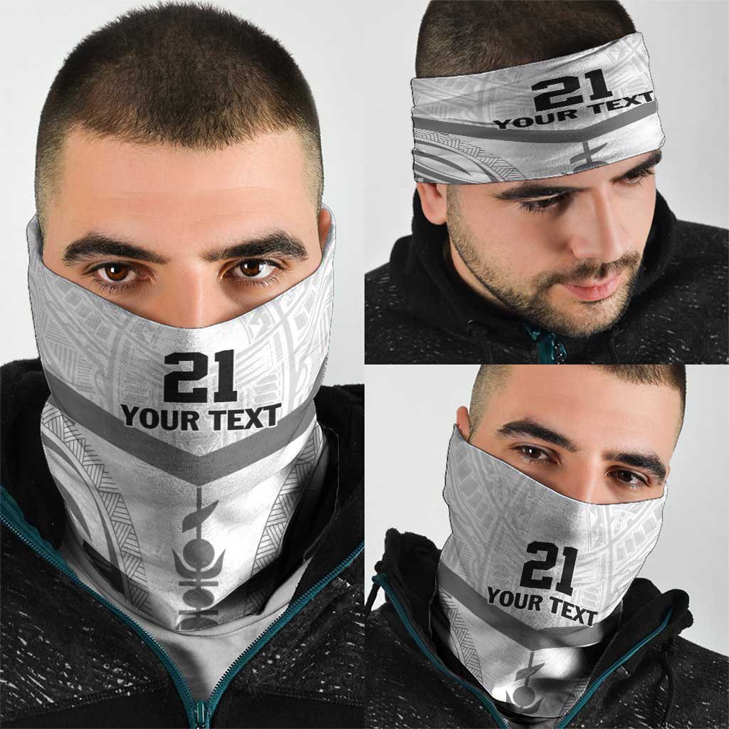 New Caledonia Football Custom Neck Gaiter Go Champions Les Cagous - Polynesian Pride