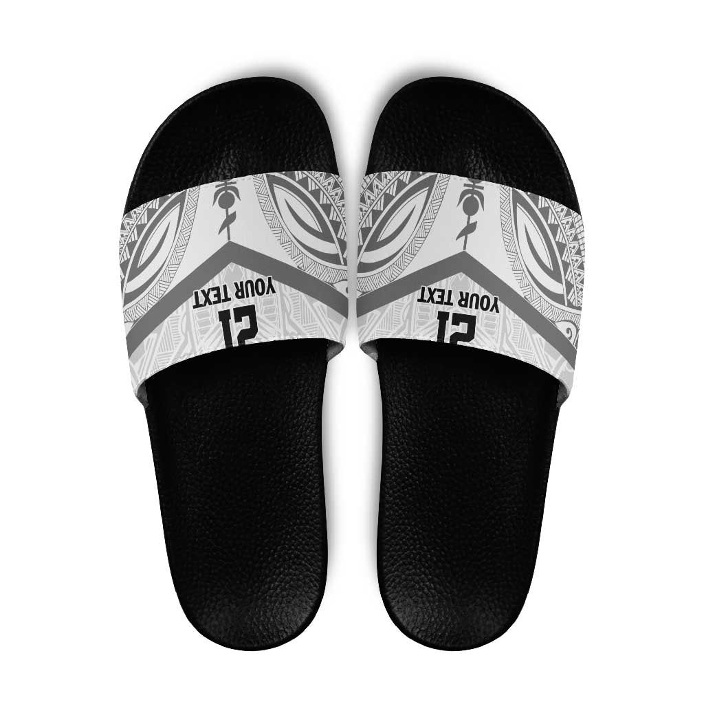 New Caledonia Football Custom Slide Sandals Go Champions Les Cagous - Polynesian Pride