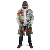 Skeleton Love for Valentines Day Cloak Polynesian Tribal Love Forever LT9 - Polynesian Pride