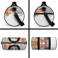 Skeleton Love for Valentine’s Day Duffle Bag Polynesian Tribal Love Forever LT9 - Polynesian Pride