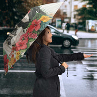Skeleton Love for Valentines Day Umbrella Polynesian Tribal Love Forever LT9 - Polynesian Pride