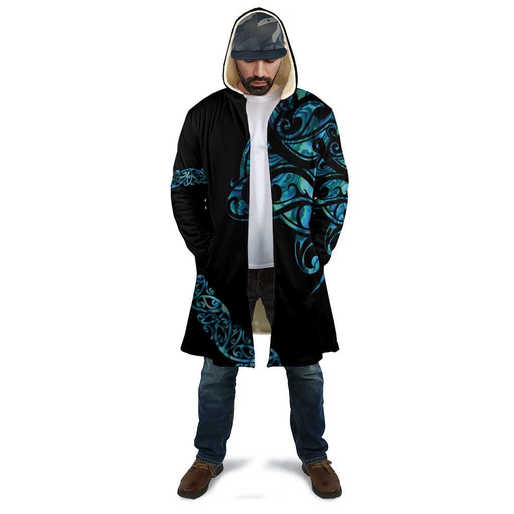 All Black Maori Tribal Tattoo Personalised Cloak Polynesian Style - Polynesian Pride
