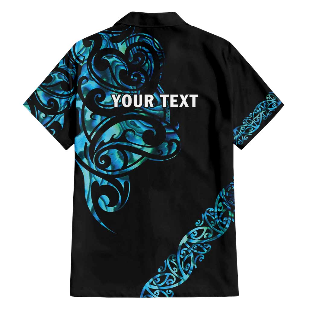 All Black Maori Tribal Tattoo Personalised Family Matching Off Shoulder Maxi Dress and Hawaiian Shirt Polynesian Style LT9 - Polynesian Pride