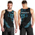 All Black Maori Tribal Tattoo Personalised Men Tank Top Polynesian Style