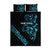 All Black Maori Tribal Tattoo Personalised Quilt Bed Set Polynesian Style