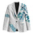 All White Maori Tribal Tattoo Personalised Blazer Polynesian Style - Polynesian Pride