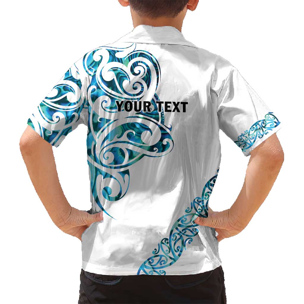 All White Maori Tribal Tattoo Personalised Family Matching Summer Maxi Dress and Hawaiian Shirt Polynesian Style LT9 - Polynesian Pride