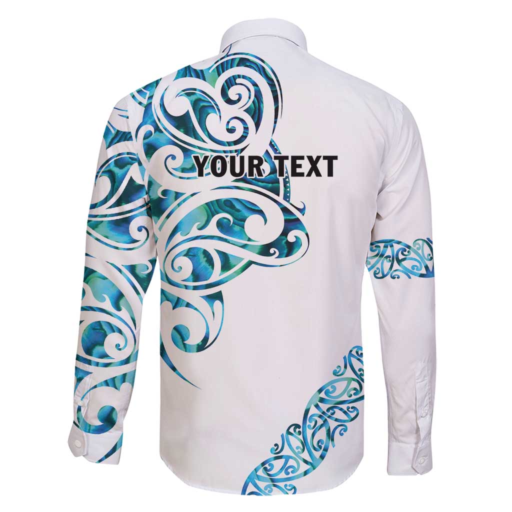 All White Maori Tribal Tattoo Personalised Family Matching Summer Maxi Dress and Hawaiian Shirt Polynesian Style LT9 - Polynesian Pride