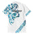 All White Maori Tribal Tattoo Personalised Hawaiian Shirt Polynesian Style