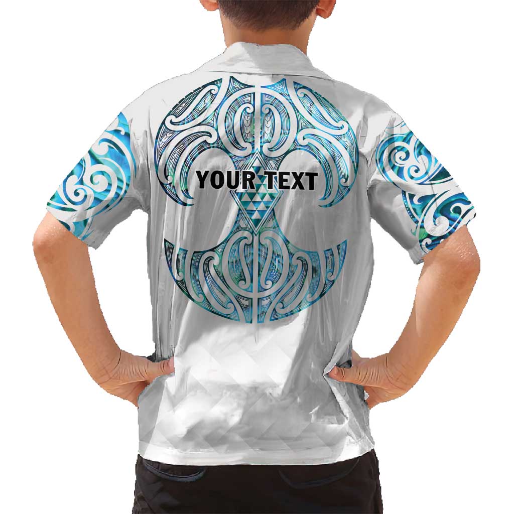 Queensland Maori Kiwi Personalised Family Matching Long Sleeve Bodycon Dress and Hawaiian Shirt Ma Kakariki Papua Shell Maori Tribal Tattoo LT9 - Polynesian Pride