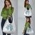 Queensland Maori Kiwi Personalised Grocery Bag Ma Kakariki Papua Shell Maori Tribal Tattoo