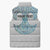 Queensland Maori Kiwi Personalised Sleeveless Puffer Jacket Ma Kakariki Papua Shell Maori Tribal Tattoo - Polynesian Pride