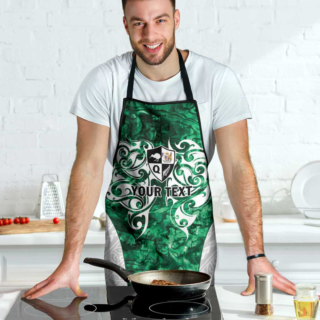 Queensland Maori Kiwi Personalised Apron Kikirangi Papua Shell Maori Tribal Tattoo LT9 - Polynesian Pride