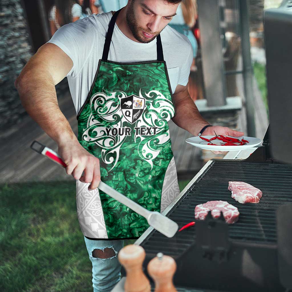 Queensland Maori Kiwi Personalised Apron Kikirangi Papua Shell Maori Tribal Tattoo LT9 - Polynesian Pride