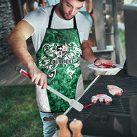 Queensland Maori Kiwi Personalised Apron Kikirangi Papua Shell Maori Tribal Tattoo LT9 - Polynesian Pride
