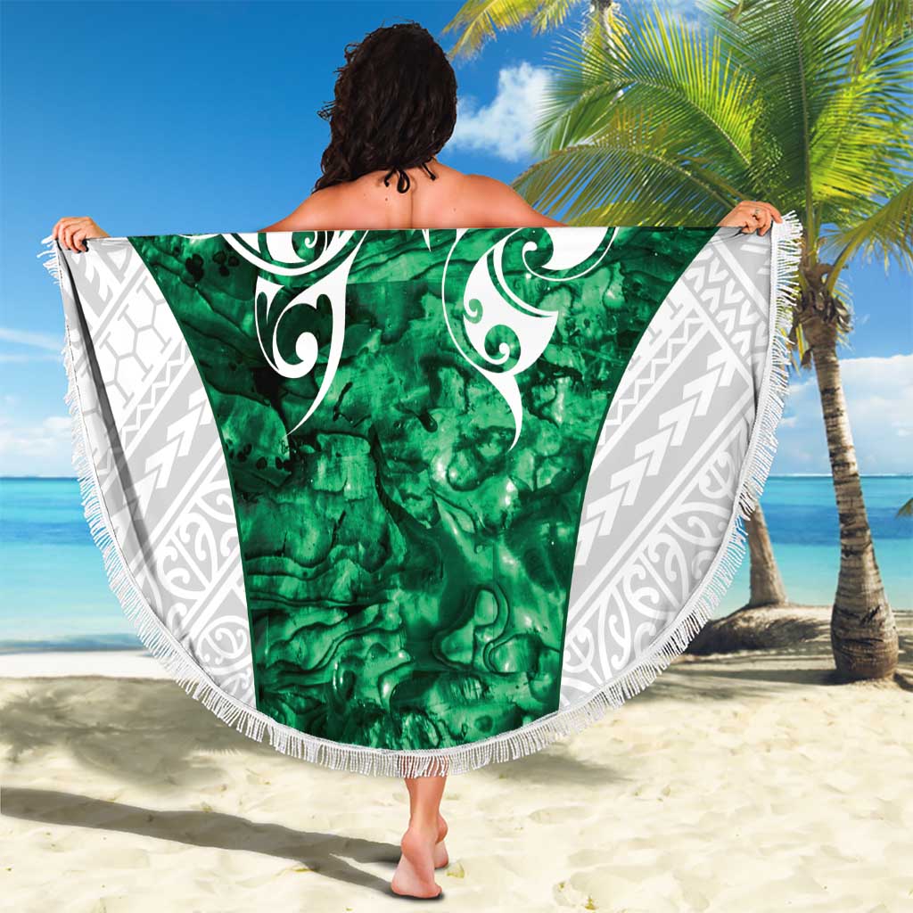 Queensland Maori Kiwi Personalised Beach Blanket Kikirangi Papua Shell Maori Tribal Tattoo LT9 - Polynesian Pride