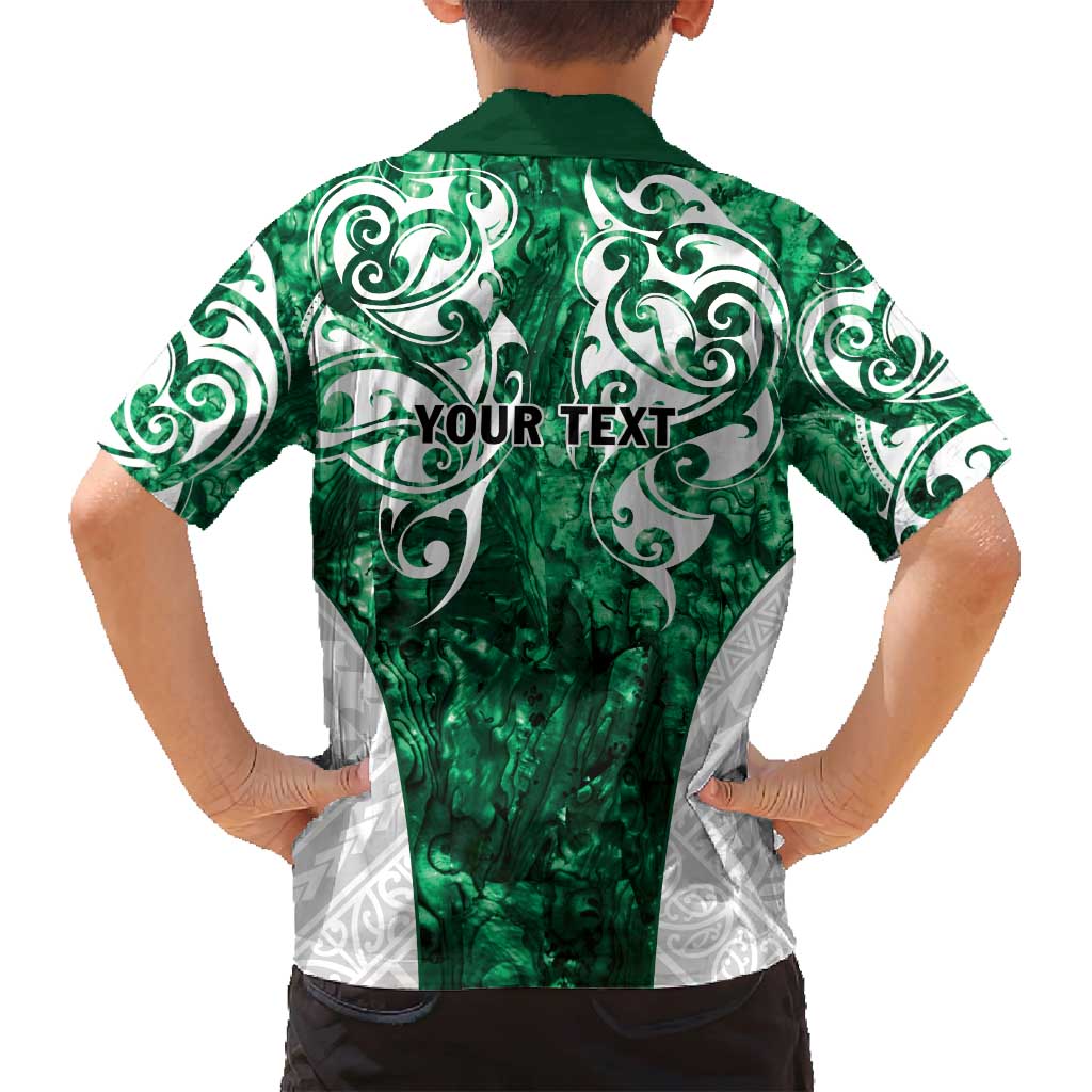 Queensland Maori Kiwi Personalised Family Matching Puletasi and Hawaiian Shirt Kikirangi Papua Shell Maori Tribal Tattoo LT9 - Polynesian Pride