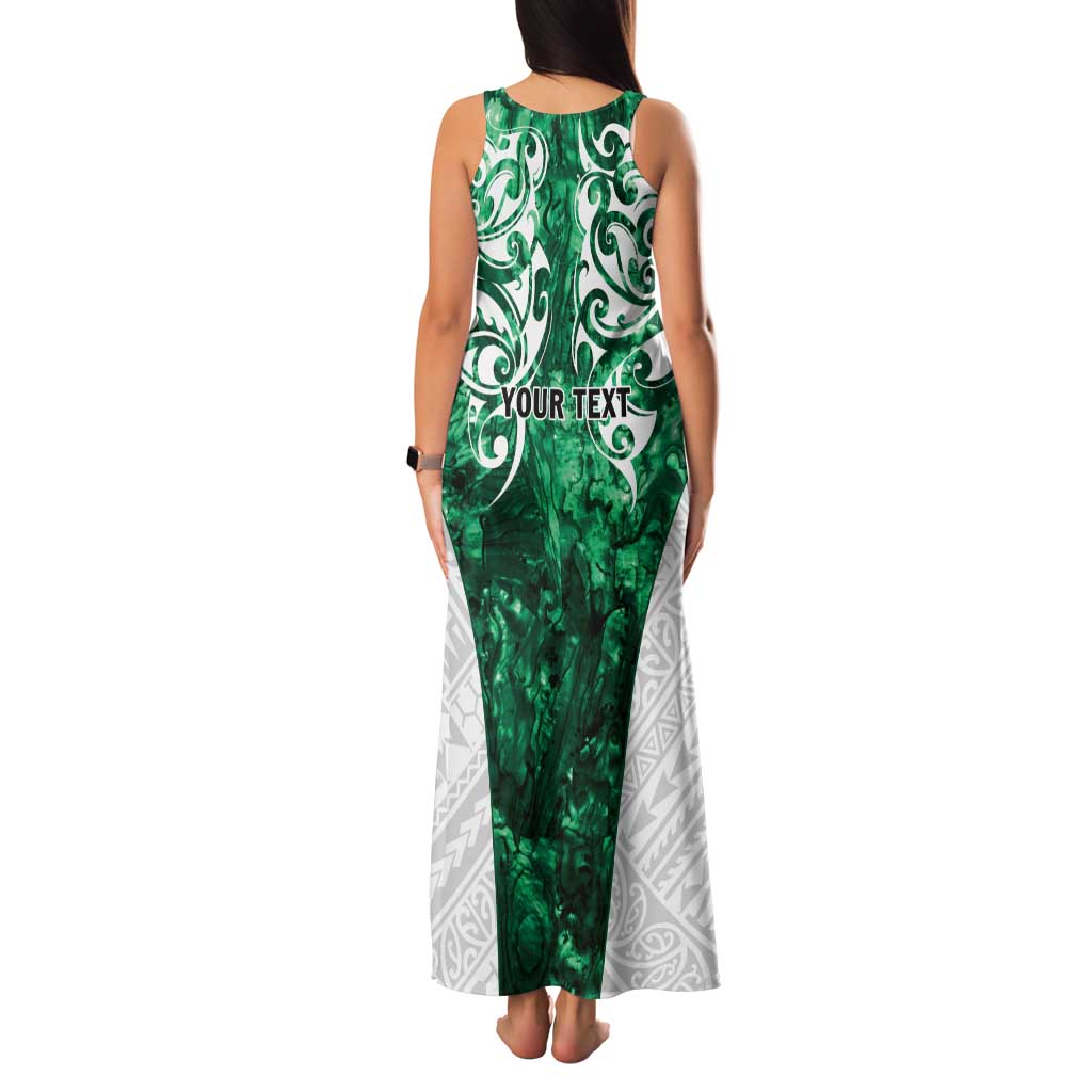 Queensland Maori Kiwi Personalised Family Matching Tank Maxi Dress and Hawaiian Shirt Kikirangi Papua Shell Maori Tribal Tattoo LT9 - Polynesian Pride