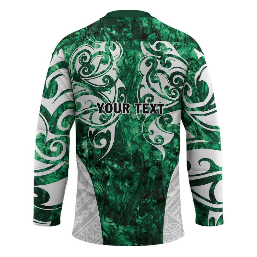 Queensland Maori Kiwi Personalised Hockey Jersey Kikirangi Papua Shell Maori Tribal Tattoo - Polynesian Pride