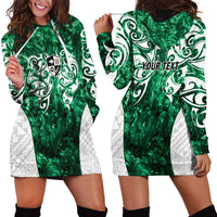 Queensland Maori Kiwi Personalised Hoodie Dress Kikirangi Papua Shell Maori Tribal Tattoo