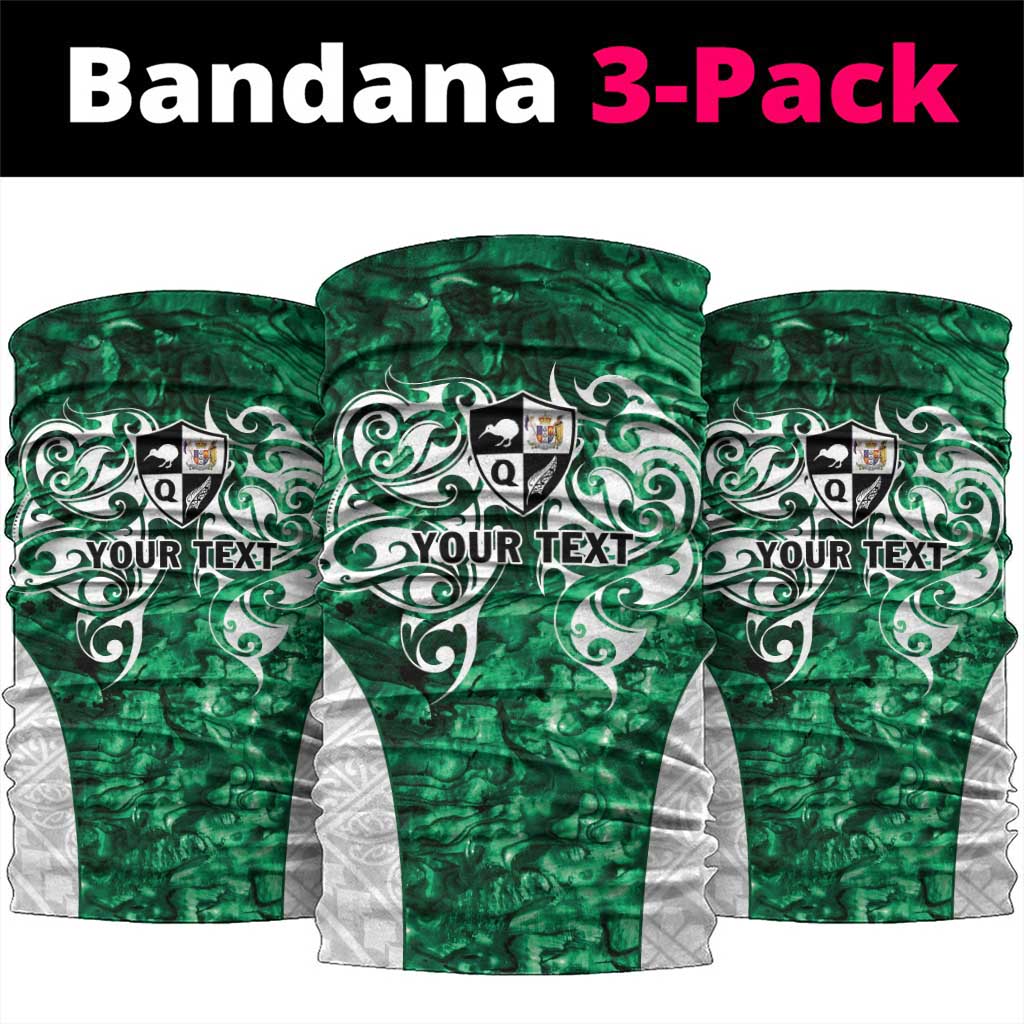 Queensland Maori Kiwi Personalised Neck Gaiter Kikirangi Papua Shell Maori Tribal Tattoo - Polynesian Pride