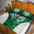 Queensland Maori Kiwi Personalised Quilt Bed Set Kikirangi Papua Shell Maori Tribal Tattoo