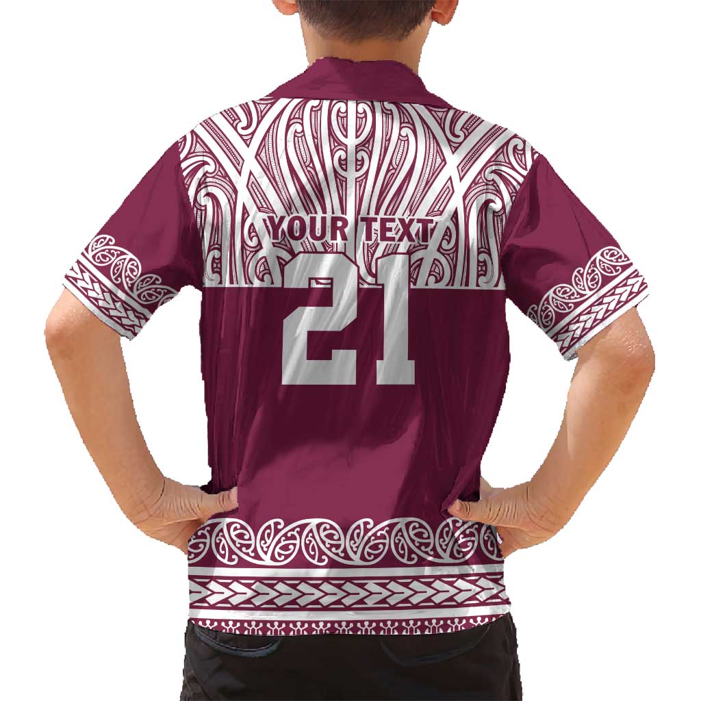 Queensland Maori Nga Hau E Wha Custom Family Matching Long Sleeve Bodycon Dress and Hawaiian Shirt Polynesian Maori Tribal Pattern LT9 - Polynesian Pride